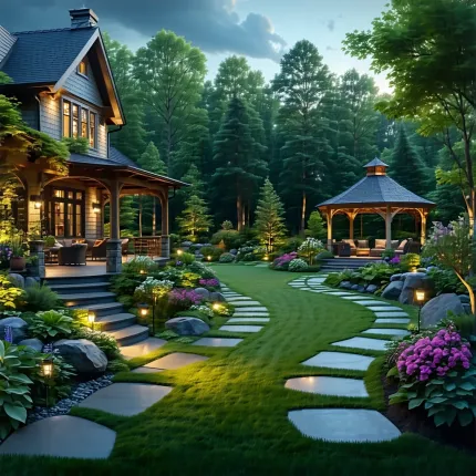 Освещение для сада: как превратить ваш участок в волшебное пространство